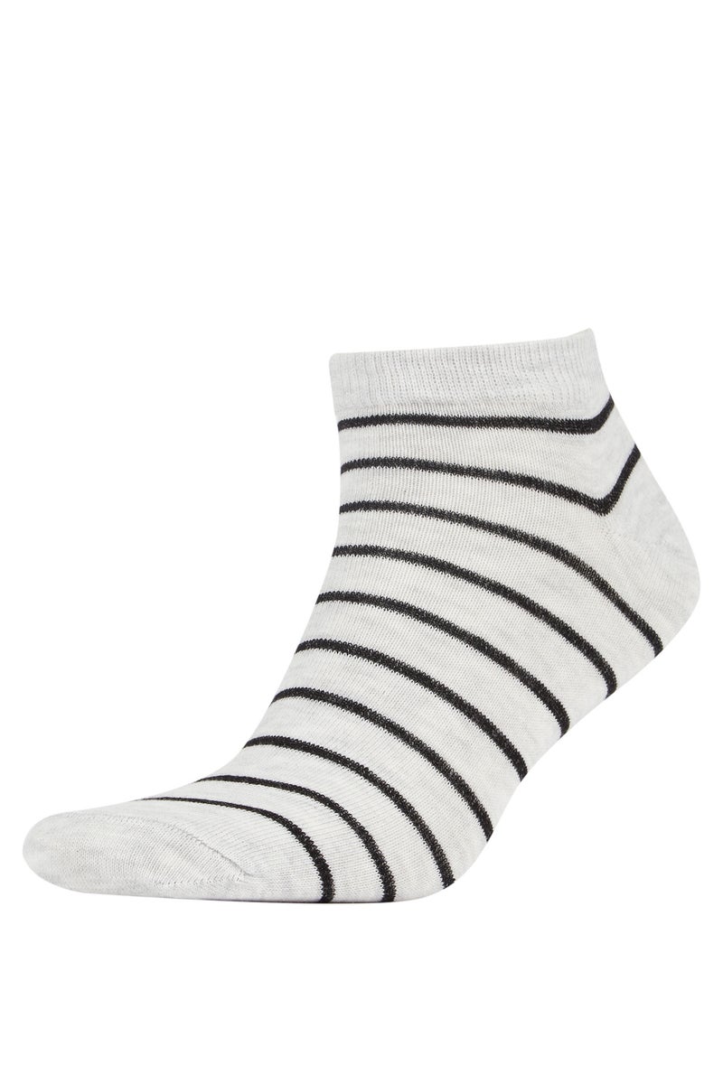 DeFacto Multicolour Man Man Printed 5 Piece Short Socks Casual - Image 4
